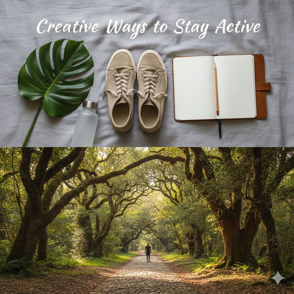 Vertical photo of a nature pathway symbolising continuity and consistent wellness habits.